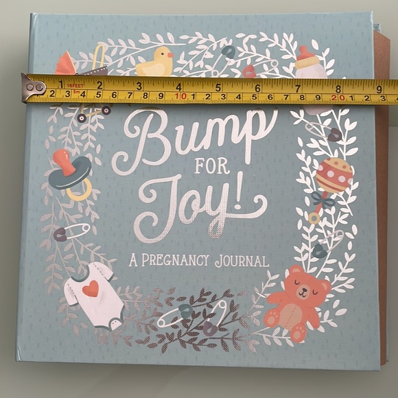 Bump For Joy Pregnancy Journal gender neutral pages trimester pastel spiral hard - Picture 10 of 10